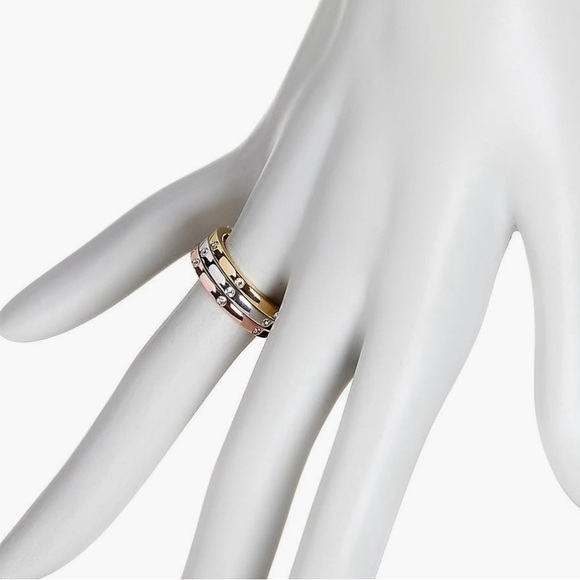 Adornia Swarovski Crystal Studded Band - Set of 3 - Picture 2 of 7